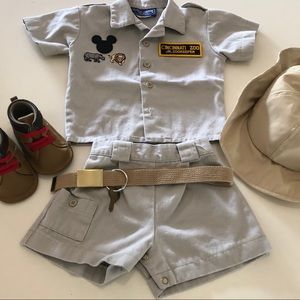 Little Baron Zookeeper Costume for Mickey Safari